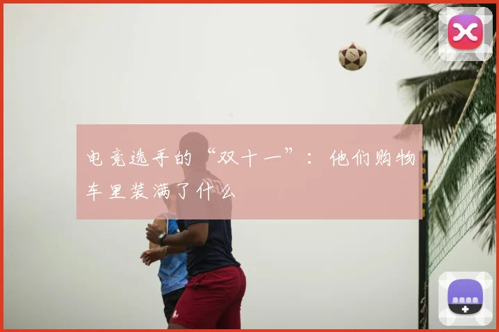 电竞选手的“双十一”:他们购物车里装满了什么